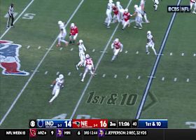 Richardson sidearms 13-yard pass to Pierce