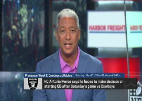 Wyche's Aug. 13 update on Raiders' starting QB competition | 'The Insiders'