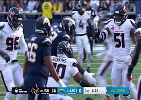 Another Texans sack ends the Chargers' drive