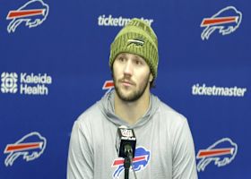 Josh Allen talks about the confidence he has in Bills despite no major move at the trade deadline