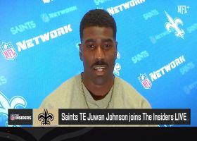 Saints TE Juwan Johnson joins 'The Insiders' for exclusive interview in Week 18