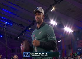 Jalen Hurts' first round of Precision Passing challenge | Pro Bowl Games Skills Showdown