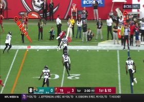David Moore's toe-tap catch gets Bucs into red zone vs. Jags
