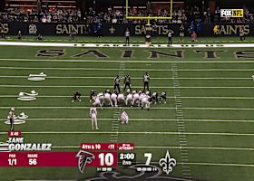 Zane Gonzalez is good from 41 yards on FG vs. Saints