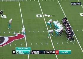 Jason Sanders' 55-yard FG evens the score in Dolphins-Texans