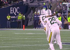 Edgerrin Cooper secures first career NFL INT on Howell's middle throw