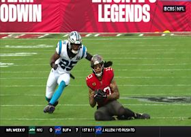 Evans' kneeling catch yields 20-yard pickup vs. Panthers