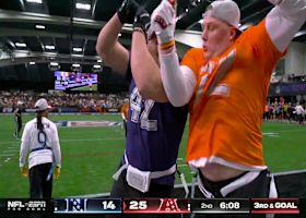 Patrick Ricard snags a laser from Burrow for a TD