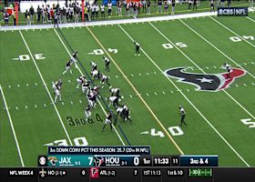 Texans infiltrate Jags territory via 18-yard pass from Stroud to Collins