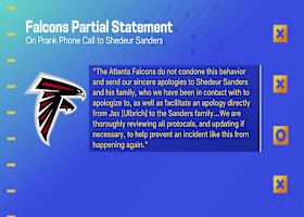 Falcons, Jax Ulbrich release statement following prank call to Shedeur Sanders | 'GMFB'