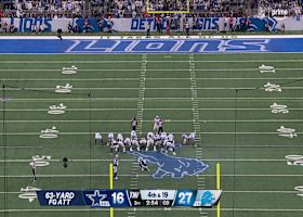 Brandon Aubrey's 63-yard FG trims Lions' lead to 27-19 in third quarter