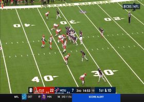 Devin Singletary gashes Browns defense for 17-yard run on first play of second half