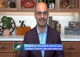 Garafolo shares thoughts on Eagles RB Saquon Barkley sitting vs. Giants in Week 18 from a Philadelphia native POV