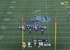 Jason Myers end the half with a 56-yard FG make vs. Vikings