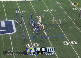 Dane Belton's second INT of game marks his third takeaway vs. Rams overall