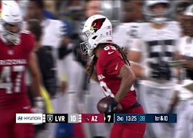 Clayton Tune's sling pass hits Xavier Weaver for highlight-reel catch