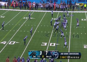 Brian Burns plasters Philips into turf for 3-yard TFL after WR's catch