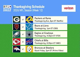 Biggest storylines from 2026 Thanksgiving schedule | 'NFL Daily Schedule Release'
