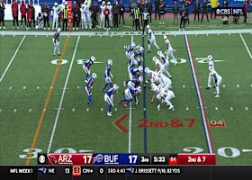 Rousseau's third sack of game includes a strip setting Bills up deep in Cards territory