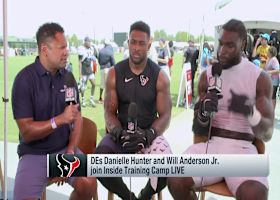 Danielle Hunter, Will Anderson Jr. on Texans improving in 2025 | 'Inside Training Camp Live'