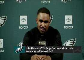 Jalen Hurts: Vic Fangio 'talked a little trash' at Eagles minicamp, and 'I enjoyed that'