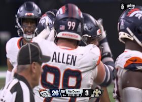 Jonah Elliss, Zach Allen combine for third-down sack on Rattler