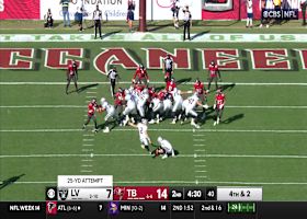 Daniel Carlson's 25-yard FG trims Bucs' lead to 14-10 vs. Raiders