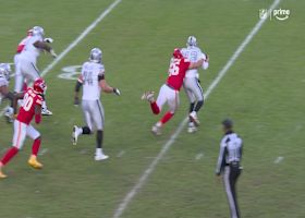 Karlaftis' 15-yard sack of O'Connell puts Raiders into fourth-and-22 situation