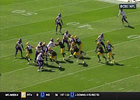 Blake Cashman chases Josh Jacobs down from behind for TFL