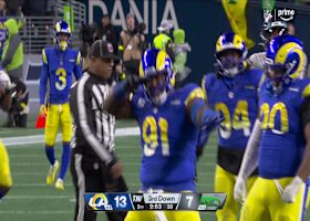 Kobie Turner breaks through Seahawks' o-line for monster sack on Darnold