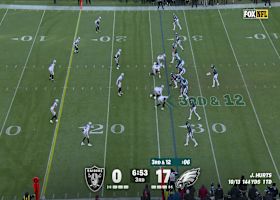 Hurts' QB draw goes for third-and-12 conversion