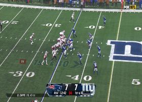 Xavier McKinney reads Bailey Zappe like a book for Giants' third INT of the day