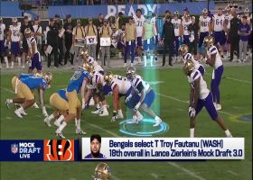 Zierlein: Troy Fautanu would give Bengals big-time position flexibility | 'Mock Draft Live'