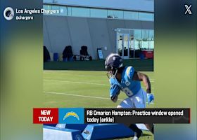 Omarion Hampton (ankle) returned to practice today | 'The Insiders'