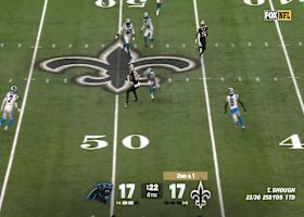 Tyler Shough finds Chris Olave on crucial late-game 15-yard completion 