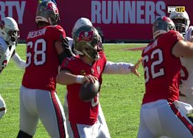 Emeka Egbuka gets UP to snag Mayfield's 23-yard pass