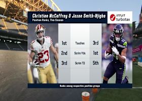 Bigger nightmare for defenses: McCaffrey or Smith-Njigba? | 'NFL GameDay Morning'