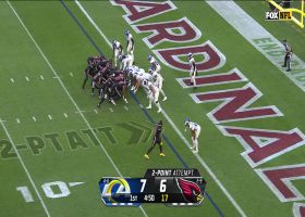Cardinals capitalize on Rams' penalty for two-point QB sneak with Tune