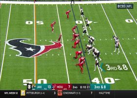 Lawrence's 57-yard loft to Kirk gets Jags to Texans' 1-yard line with 0:01 in second quarter