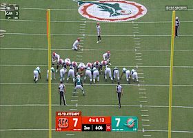 McPherson's 45-yard FG doinks in for three