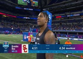 Brenden Rice's 2024 NFL Scouting Combine workout