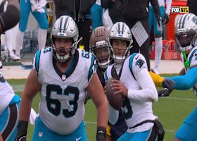 Bryce Young's fumble luckily recovered by Hubbard for 8-yard gain