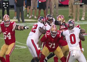 Haason Reddick buries Mac Jones for a 7-yard sack