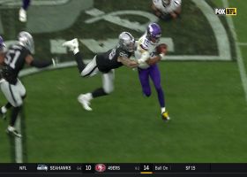 Maxx Crosby's second sack of day goes for 11-yard loss vs. Dobbs