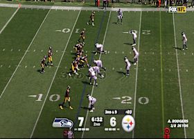 Derion Kendrick drops a golden opportunity to pick off Rodgers' errant pass