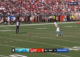 Tuipulotu's hit-stick tackle ends Browns' kickoff return abruptly