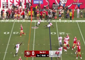 Mac Jones' first pass of game results in INT by Kindle Vildor