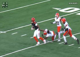 Joe Burrow delivers strike to Ja'Marr Chase for 21-yard catch and run