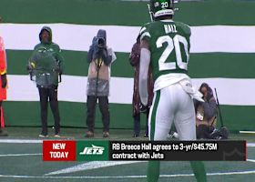 RB Breece Hall agrees to 3-yr/$45.75M contract with Jets | 'The Insiders'