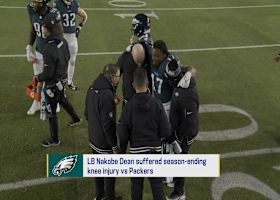 Rapoport: Eagles LB Nakobe Dean feared to have suffered season ending knee injury | 'GMFB'